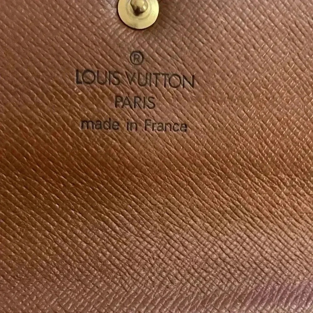 ** LOUIS VUITTON ** authentic vintage Sarah Brown Monogram Wallet - Picture 10 of 13